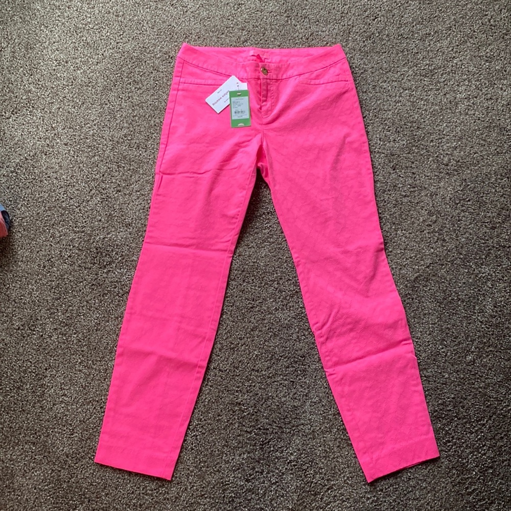Lilly Pulitzer hot pink pants